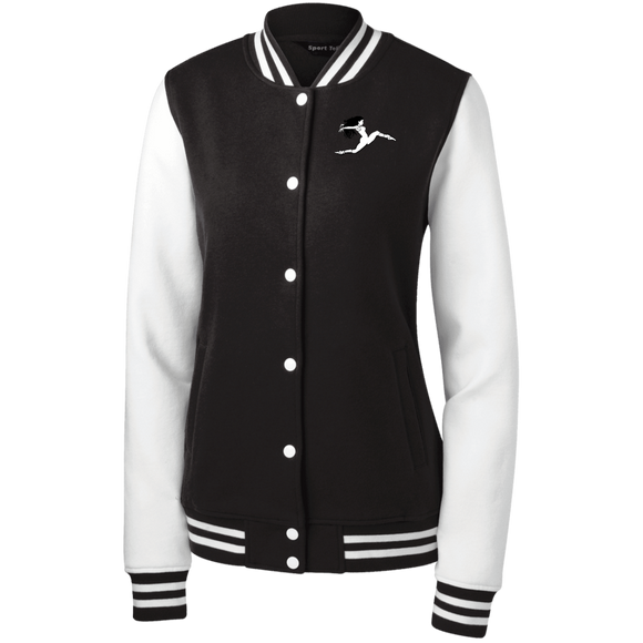 LST270 Sport-Tek Women's Fleece Letterman Jacket