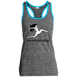 LST396 Sport-Tek Ladies' Moisture Wicking Electric Heather Racerback Tank